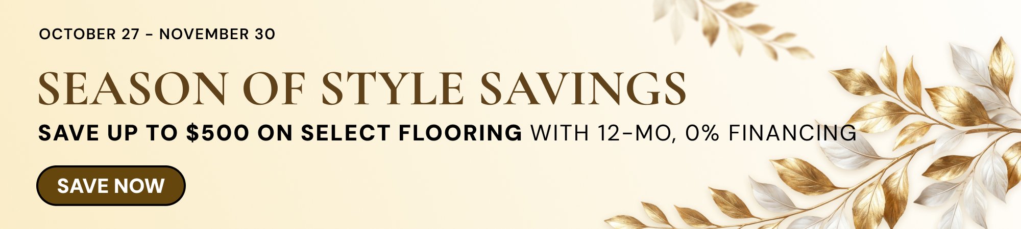 SFN SHAW FALL SALE/PROMO
